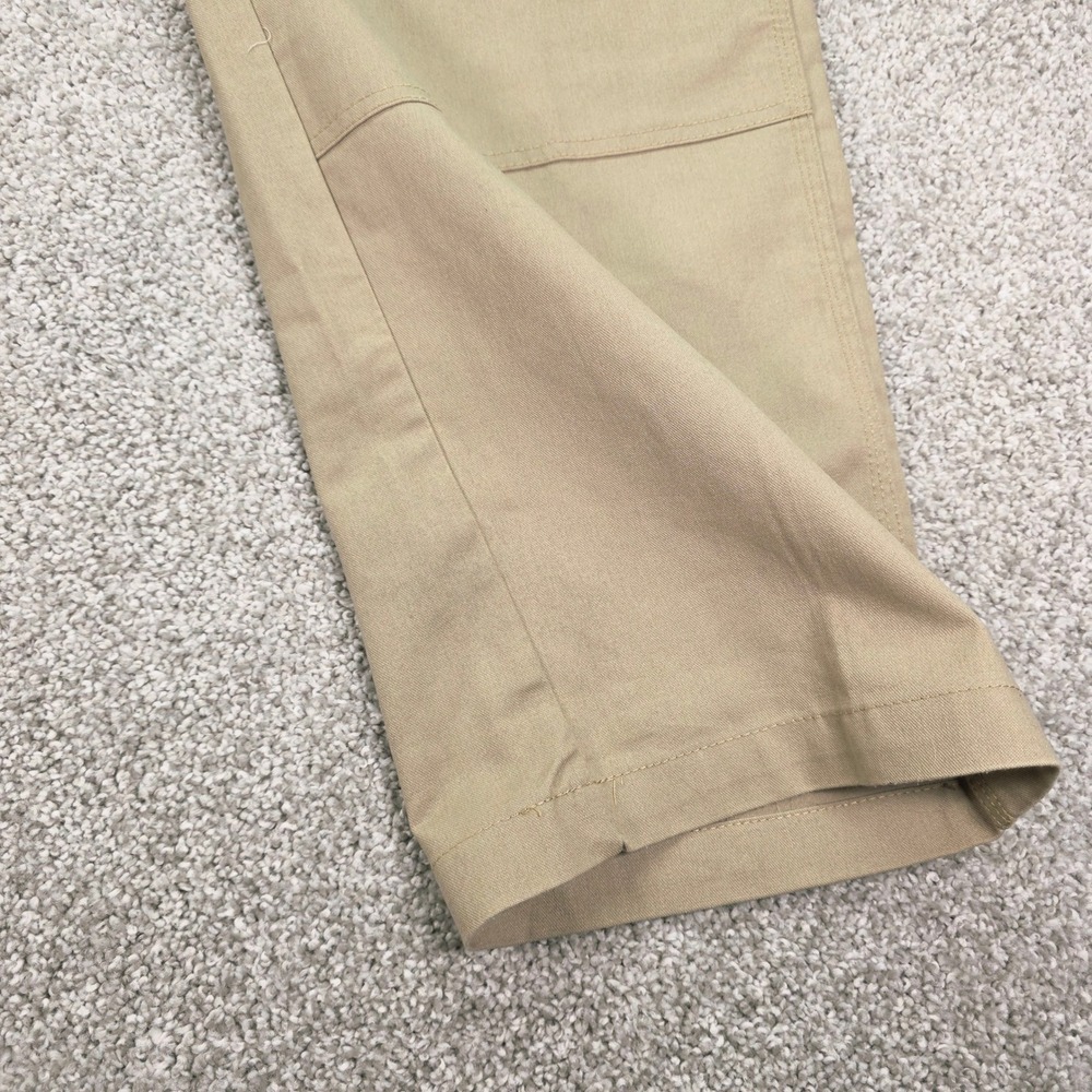 Dickies Flex Mens Cargo Pants 42x30 Khaki Tan Straight Leg Work Trousers WP849DS - Picture 7 of 8